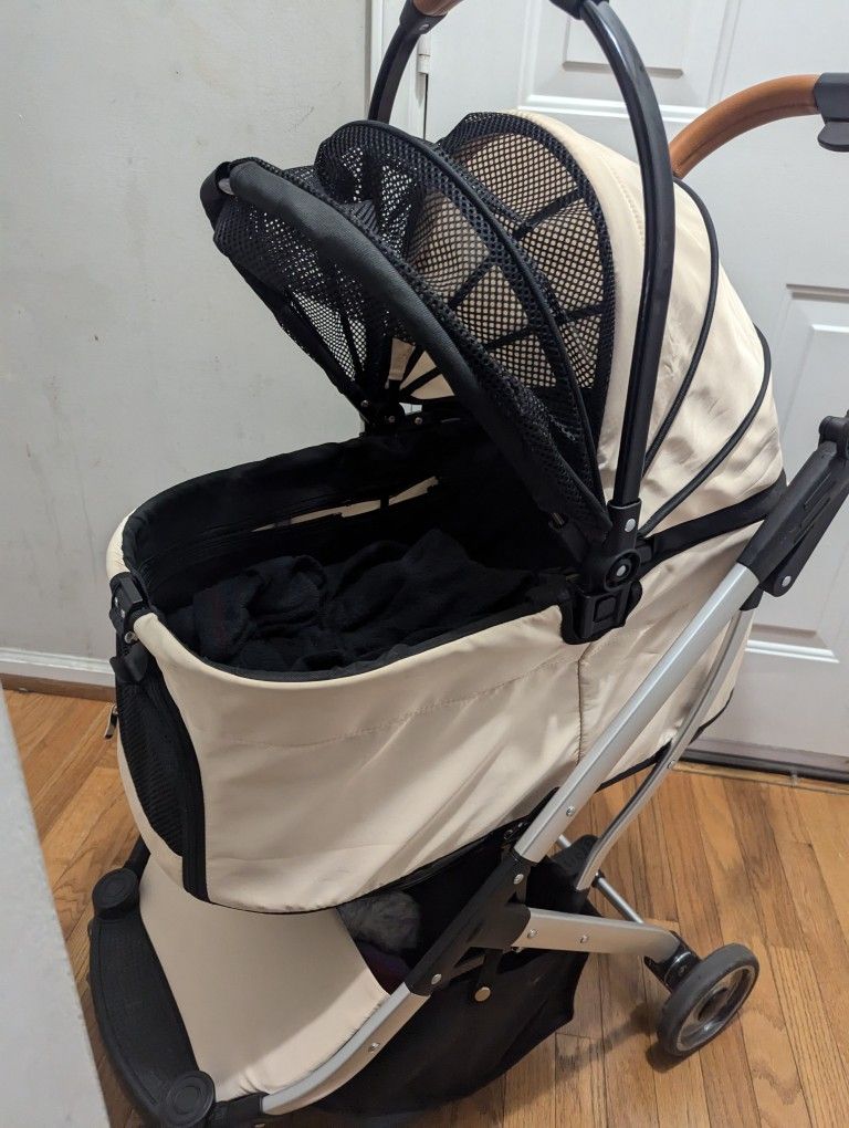 Medium Size Dog Stroller w/ Basket