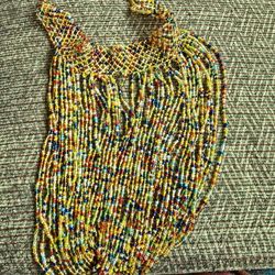 hand made beaded necklace