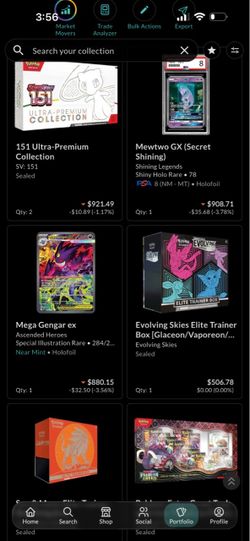 Pokemon etbs /upc/slabs
