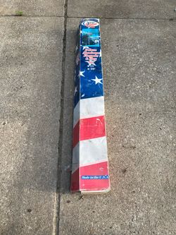 Olympic Deluxe 15' Aluminum Flagpole & American Flag Set (Menards) - Complete Kit