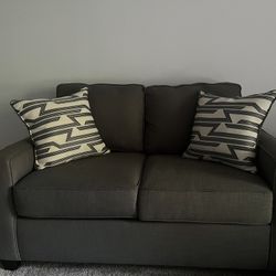 Loveseat (smoke Gray)Cash Only 