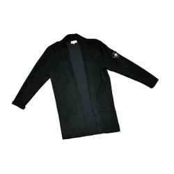 The Royals Women's Size L Suede Black Cardigan 