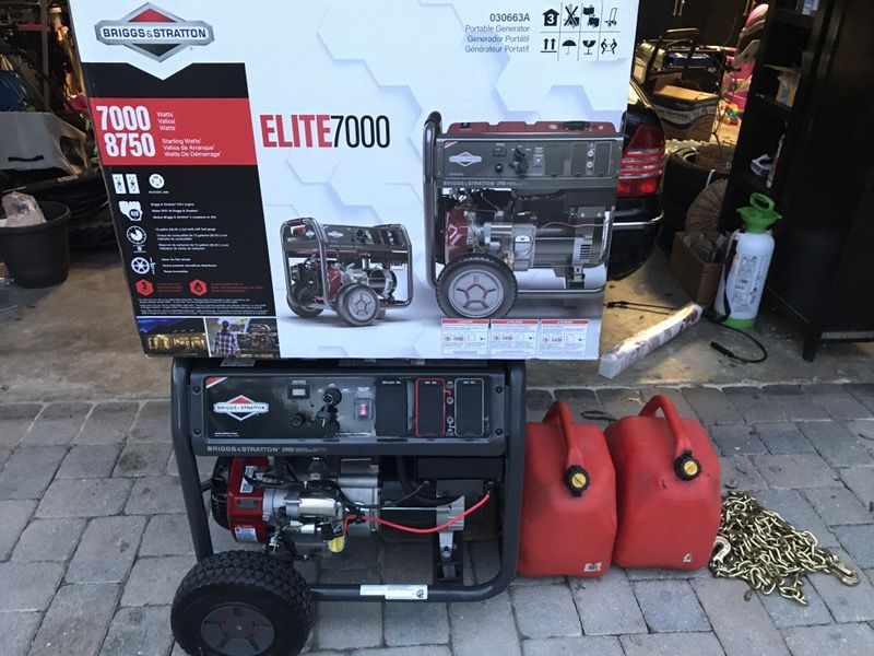 Briggs and Stratton elite generator