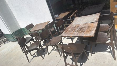 Free tables and chairs
