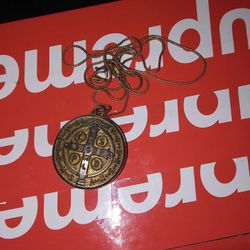 Real 10k Gold Catholic Necklace 