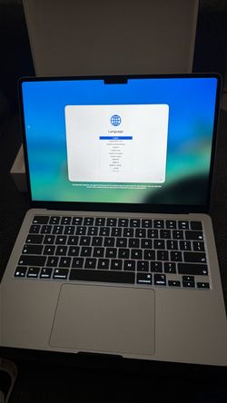 Blue MacBook air