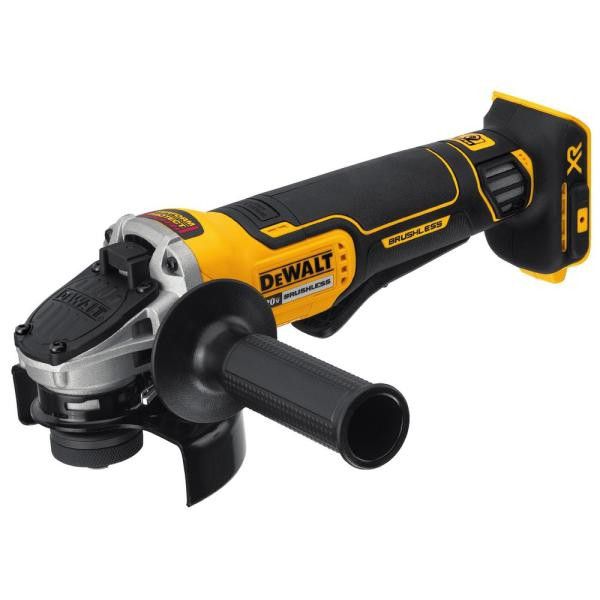 20-Volt MAX XR Lithium-Ion Cordless Brushless 4-1/2 in. Paddle Switch Small Angle Grinder w/ Kickback Brake (Tool-Only) by  DEWALT