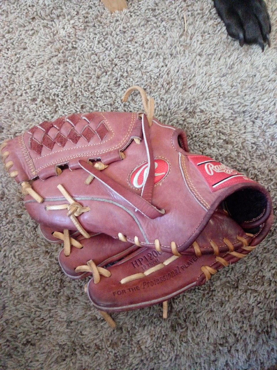Rawlings baseball glove. Left handed