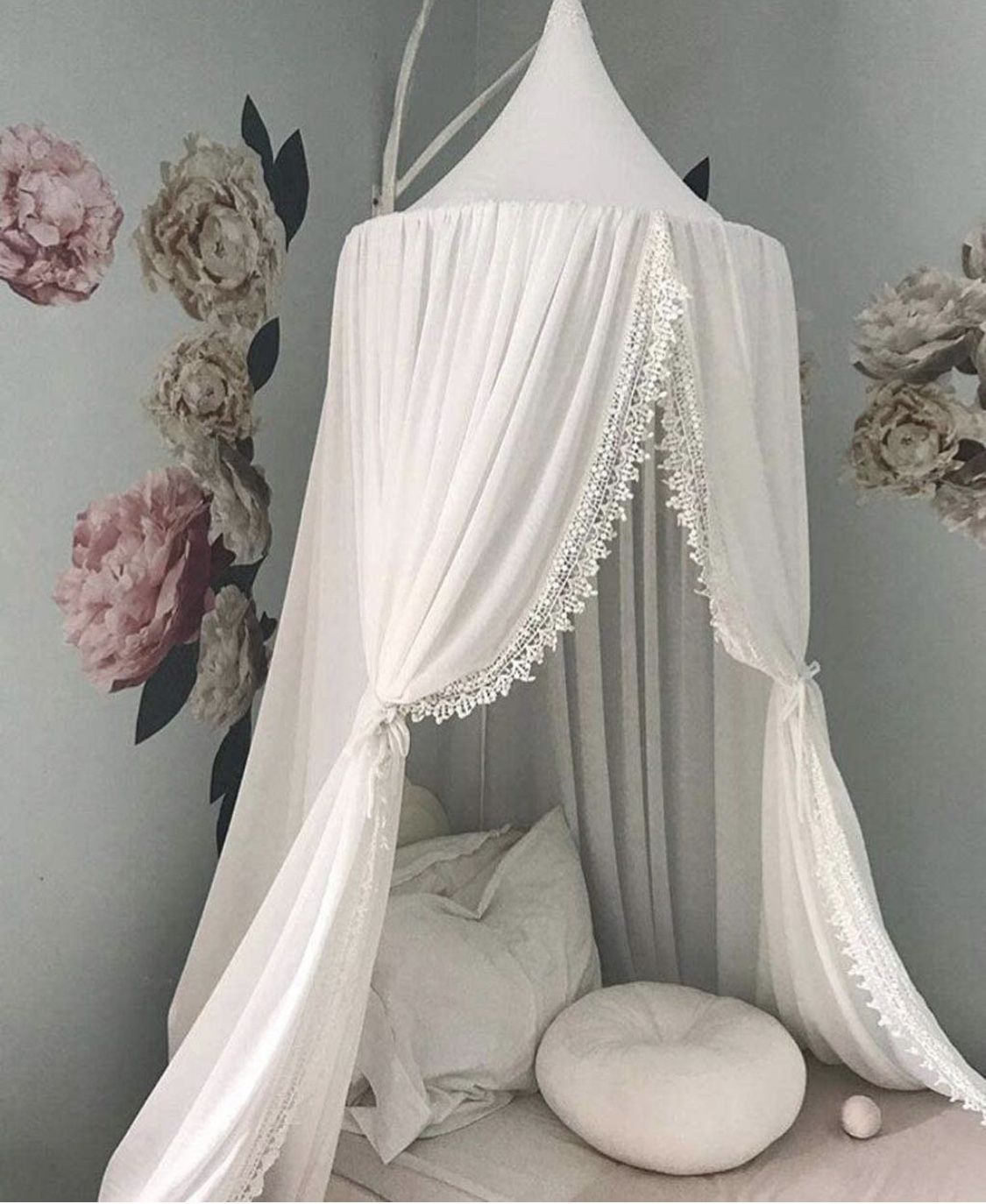 White Bed Canopy