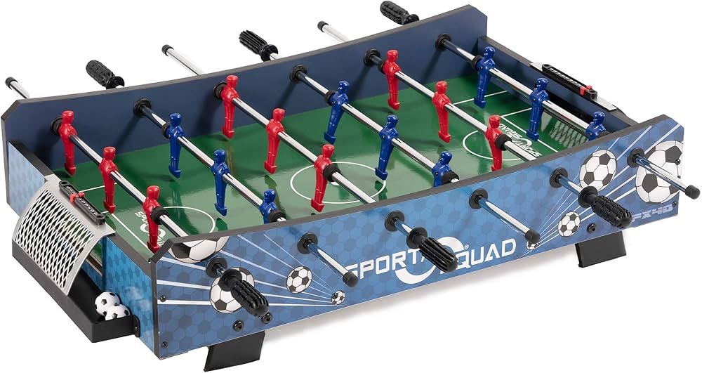 ⚽️ Sport Squad Foosball Table - Soccer Table - Wood Foosball Table for Kids & Adults - Bar Game Table, Game Room for Home - Easy Assembly, Built Tough