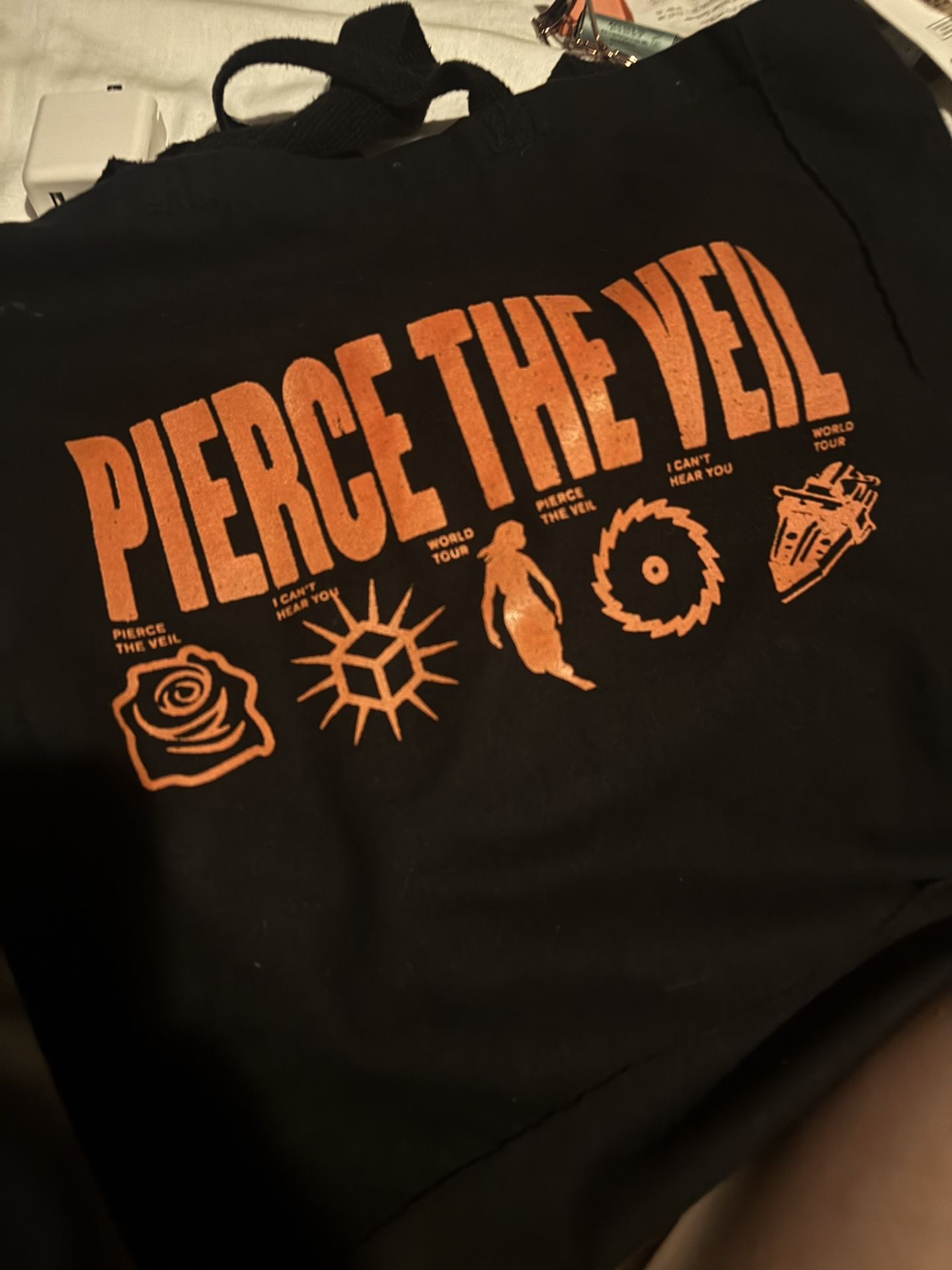 PIERCE THE VEIL TOTE BAG