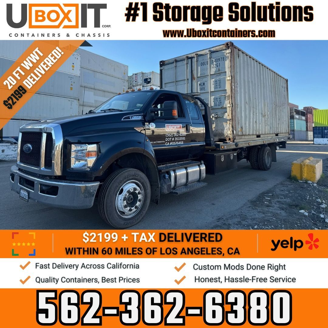 20ft Shipping Container – Wind & Watertight – Delivered!