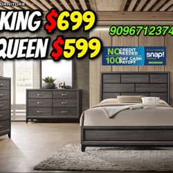 4pcs King Size Bedroom Set 