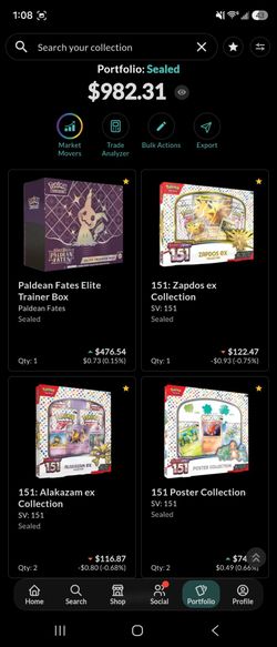 All sealed! 151 and Paldean Fates.