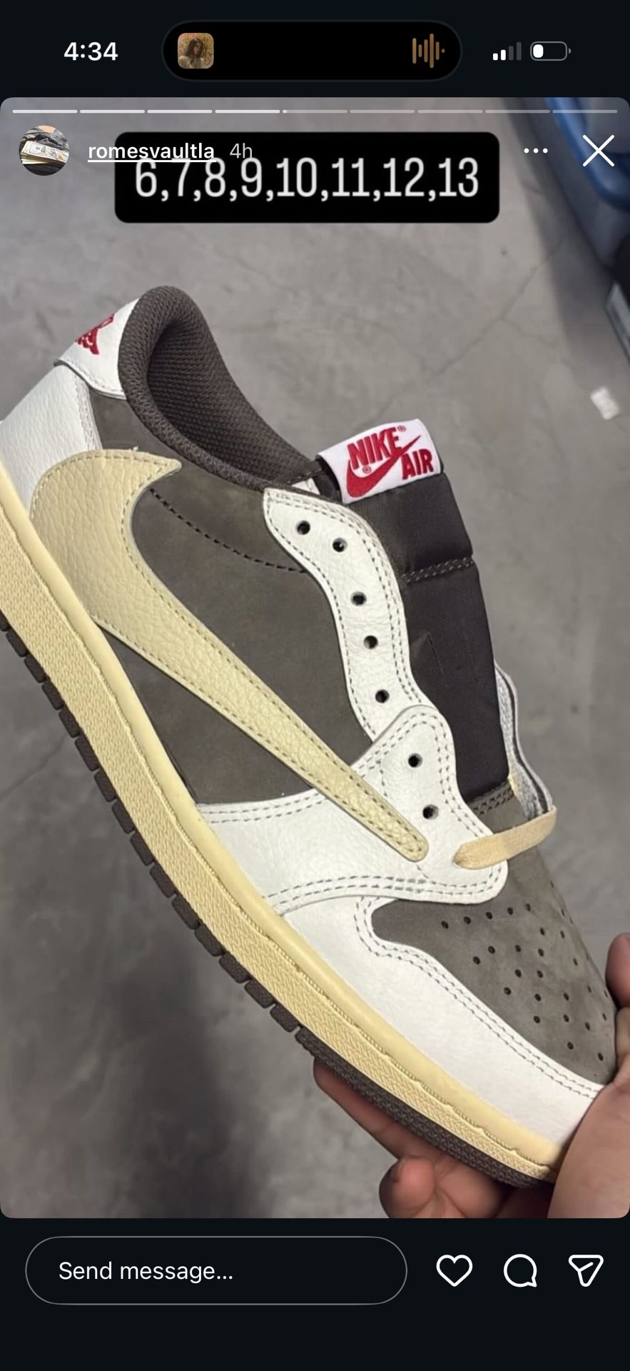 Travis Scott Nike Low Top