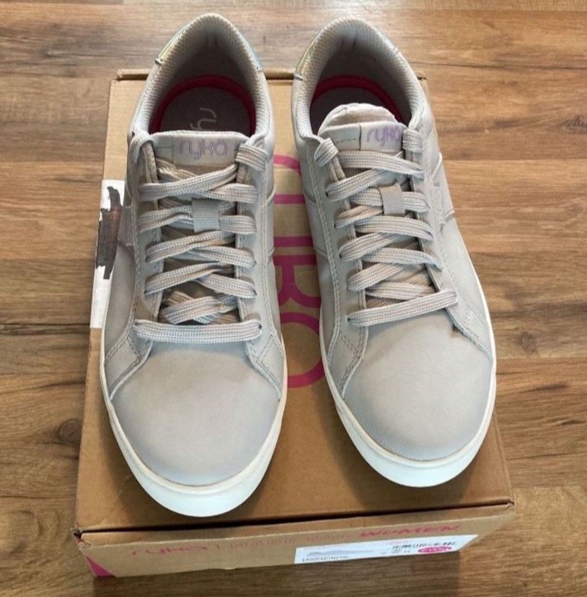 New! Rykä Women’s Casual Oxford Style . Vapor Gray, Size 7.5