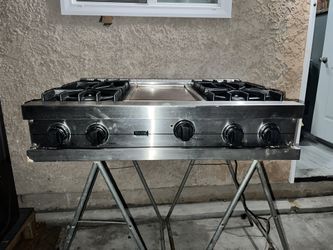 30" Viking White, 162 gas cooktop in los angeles