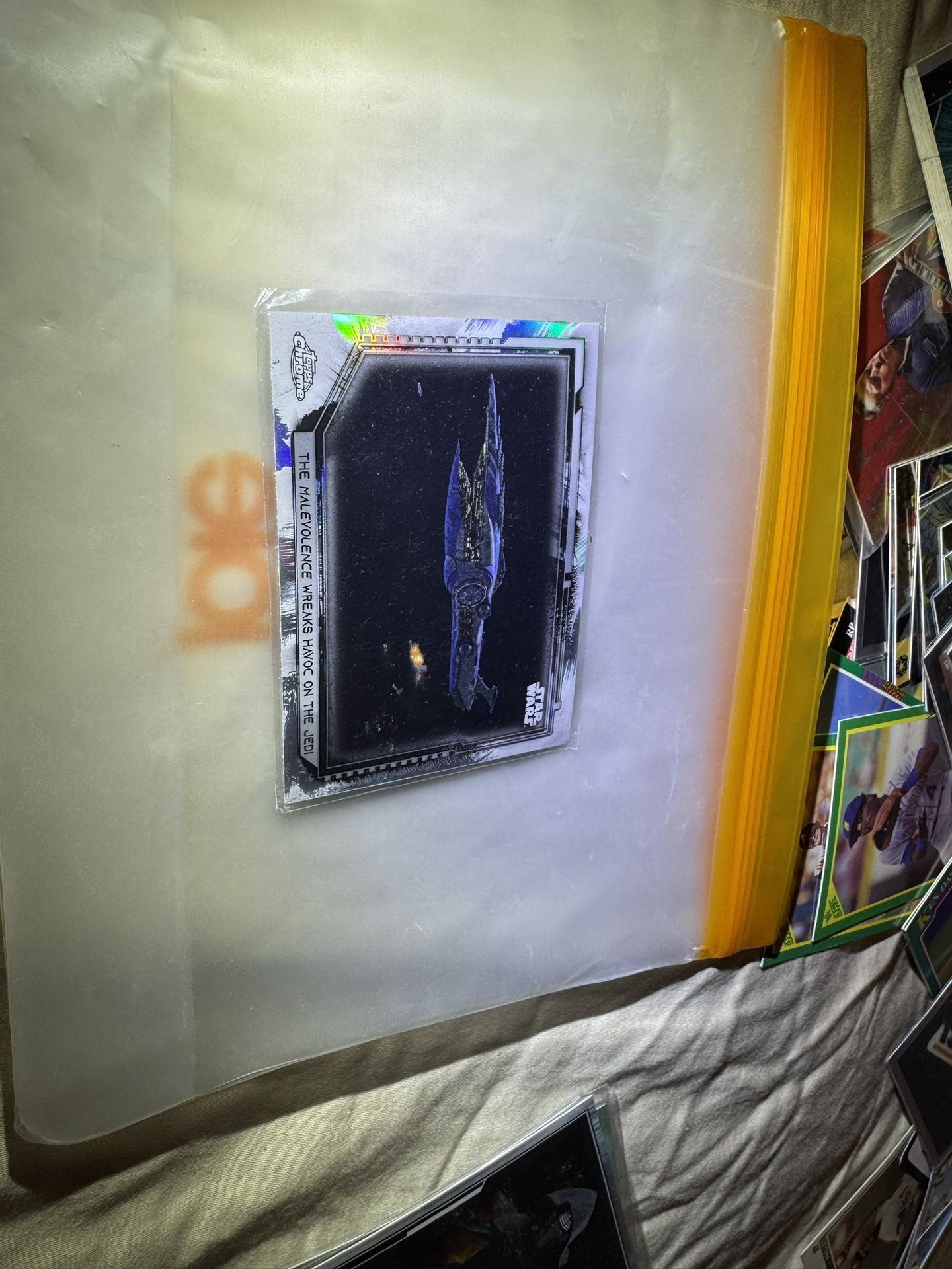 2021 Topps Chrome Star Wars Legacy картку з номером #92 „The Malevolence Wreaks Havoc on the Jedi
