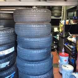 Four Used 215/65/16 Tires 