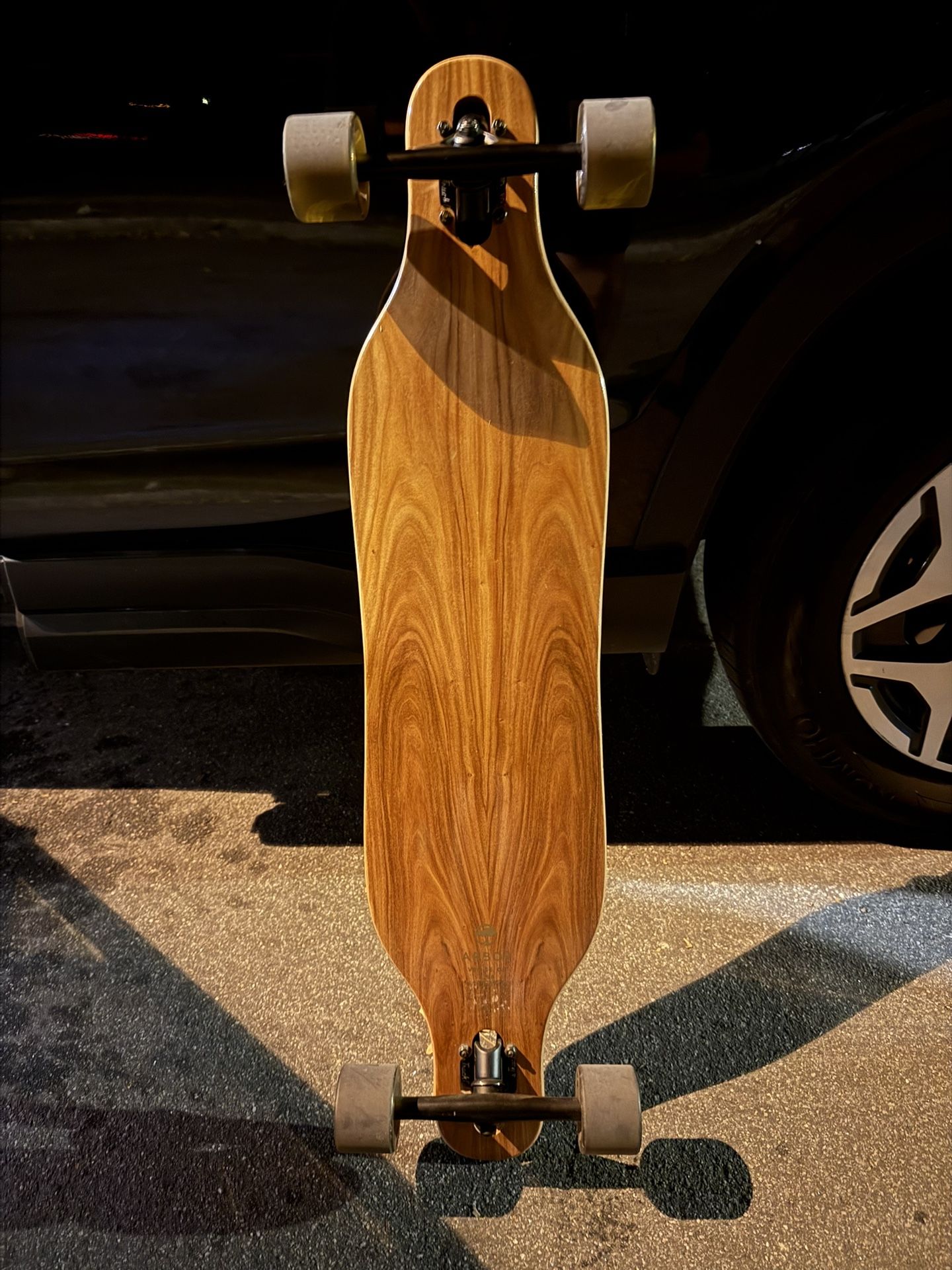 Arbor Drop Through Bookmatched Koa Long Board