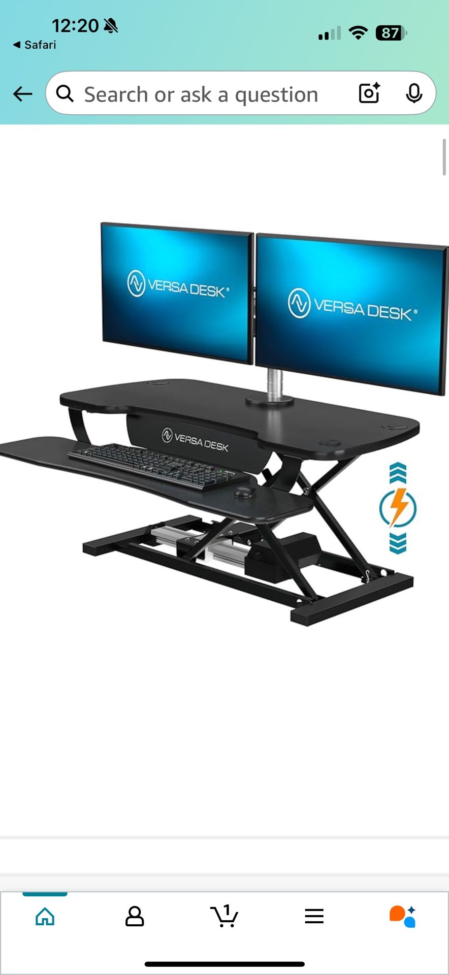 Versa Desk And Monitors