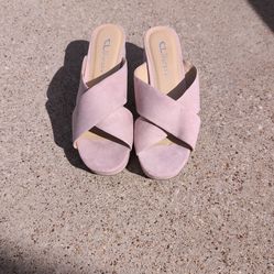 CL by Chinese Laundry Women's Kismet Platform Slide Sandal size 7 1/2