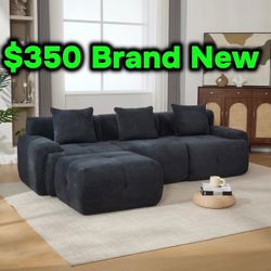 🚛 Brand New Sealed In Box L Shape Sectional Couch 🛋️ Modular Sofa 