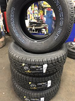 LT265/70/17E All Terrain all four New