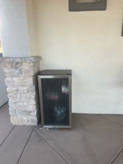Outdoor mini fridge