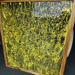 Abstract • Pollock Style Oil Painting  53x58