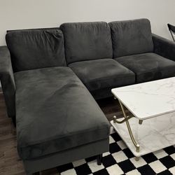 Velvet Couch