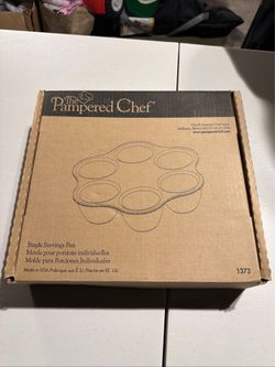 The Pampered Chef Single Servings Pan #1373 Stoneware