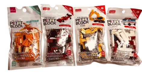 Lot of 4 Daiso Petit Block Mini Building Block Sets – Lot of 4