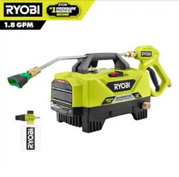1200 PSI 1.8 GPM Cold Water Automotive High Flow Electric Pressure Washer Kit