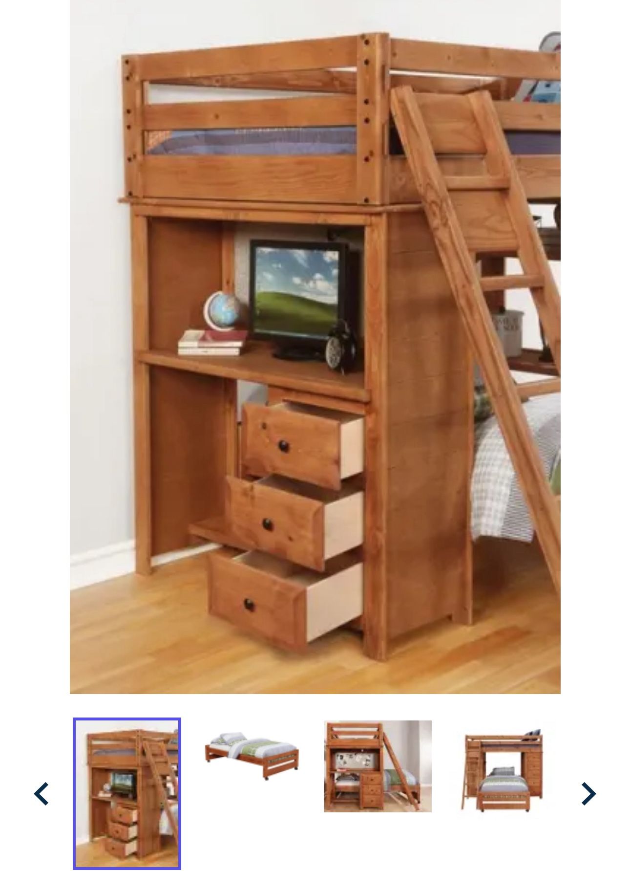 Full Bunk Bed Bedroom Set