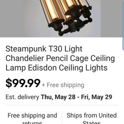 Edison vintage style light.