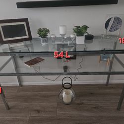 Glass Entry Way Table Coffe Table Glass End
