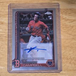 Kristian Campbell Rookie Auto RedSox 