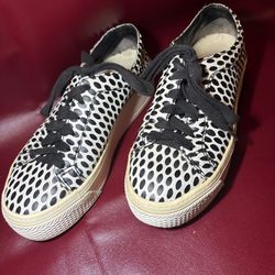 Loeffler Randall Polka Dot Canvas Platforms