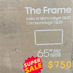 Samsung - 65” Class LS03D The Frame Series QLED 4K with Anti-Reflection 