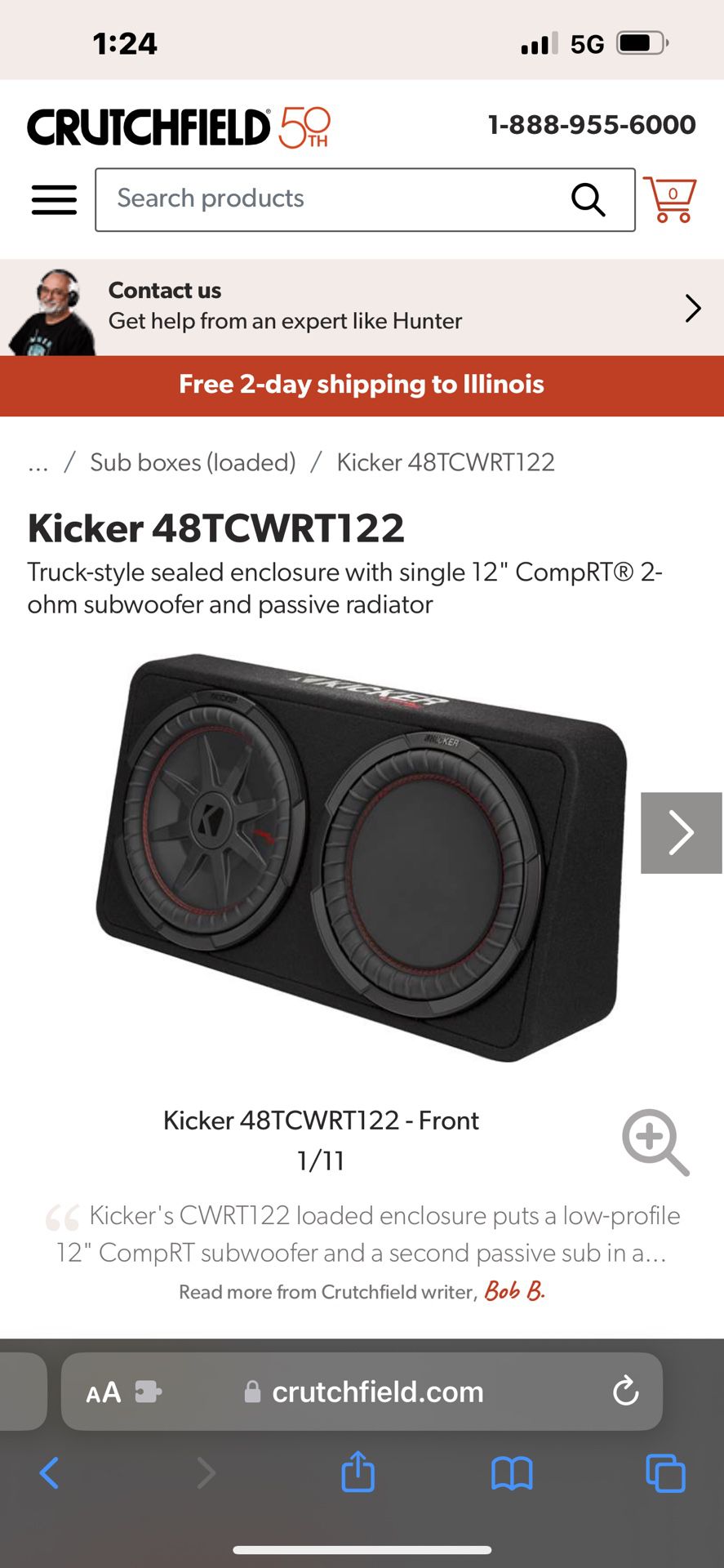 Kicker 48TCWRT122