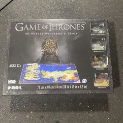 🧩 Game of Thrones 4D Puzzle – Westeros & Essos Edition 🌍 Puzzle + Map + Time Layer = Awesome! ⚔️🐉