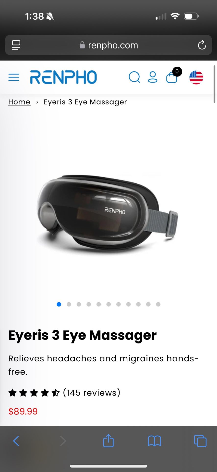 Eyeris 3 Eye Massager
