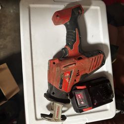 Milwaukee Sawzall Hacksaw With M18 CP3.0 Battery