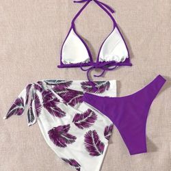Conjunto De Bikini 3 PCS