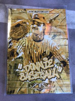 Don mattingly 2017 topps fire baseball card #m-39