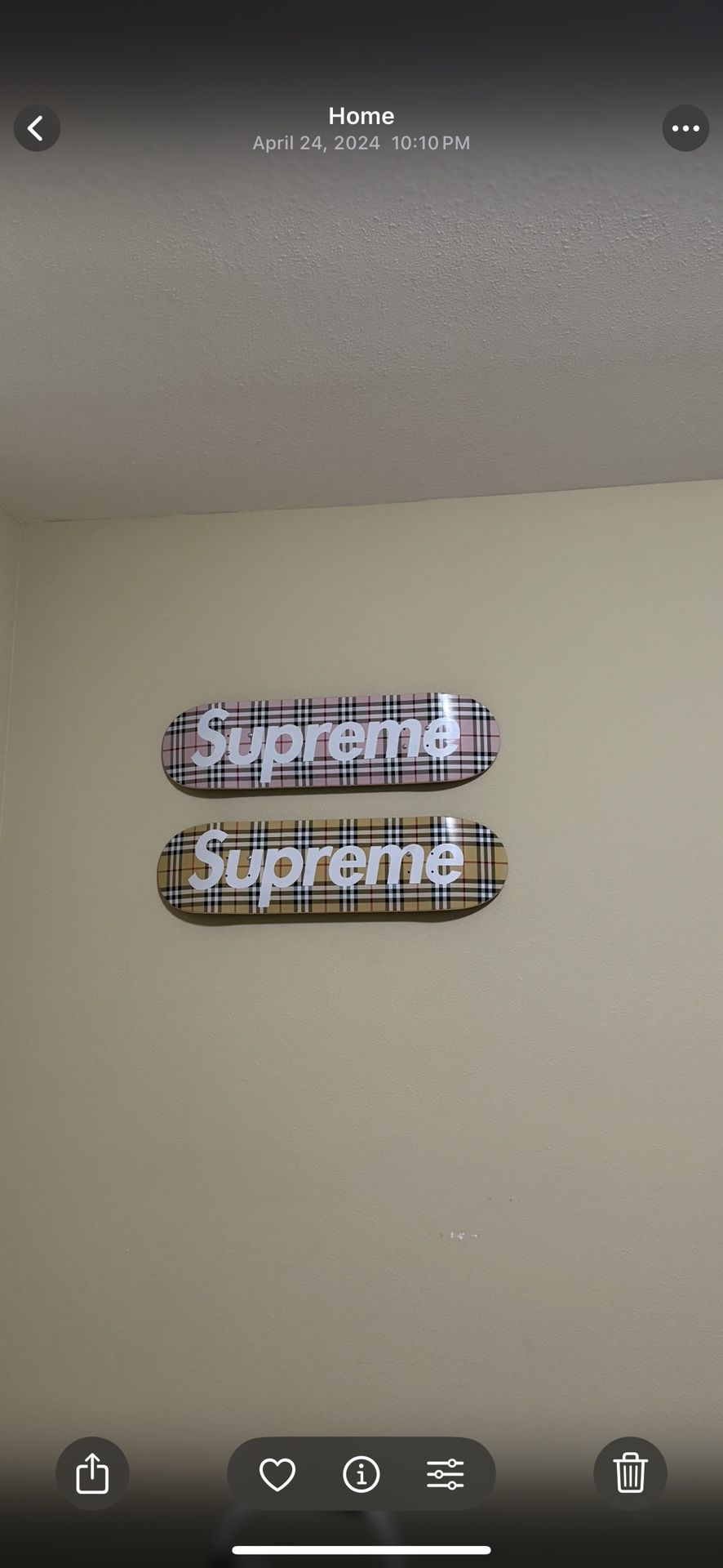 Supreme Burberry Skateboards