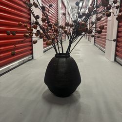 Black vase