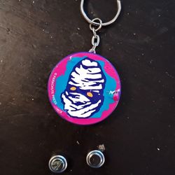 Vintage Goosebumps Keychain 