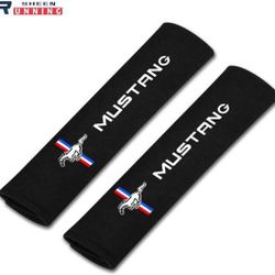 2pcs. Seat Belt Cover For Ford Mustang 2015 - 2019